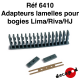 Adaptateurs lamelles pour bogies Lima/Riva/HJ [HO]