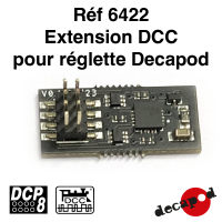 Extension DCC pour réglette Decapod