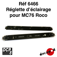 Réglette d'éclairage pour MC76 Roco