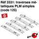 Semelle coupon 18 m 29 traverses (code 125) [O]