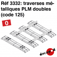 Traverses métalliques PLM doubles (code 125) [O]