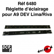 Réglette d'éclairage pour A9 DEV Lima/Riva