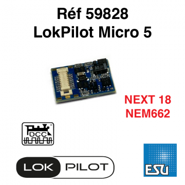 LokPilot 5 Micro Next18 (NEM662)