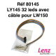 LY145 32 leds avec câble pour LW150 LENZ