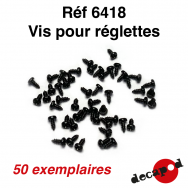 Vis pour réglettes