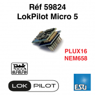 LokPilot 5 Micro PLUX16 (NEM658)