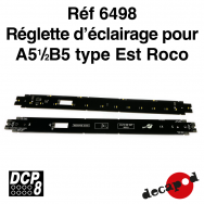 Réglette d'éclairage pour A51/2B5 type Est Roco [HO]