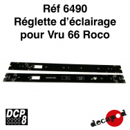 Réglette d'éclairage pour Vru 66 Roco [HO]