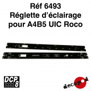 Réglette d'éclairage pour A4B5 UIC Roco