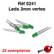 Leds 3mm vertes