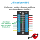 Barrettes de connexion universelles