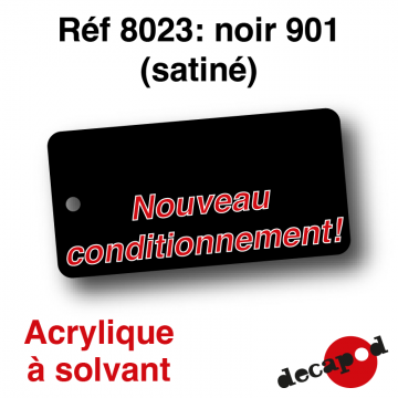 Noir 901 (satiné) [acrylique à solvant]