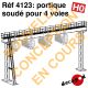 Portique soudé pour 4 voies (poutre de 20m) [HO]
