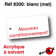 Blanc (mat) [acrylique à solvant]