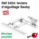 Leviers d'aiguillage Saxby [HO]