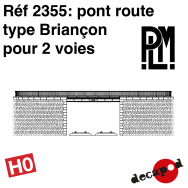 Pont route type Briançon pour 2 voies [HO]
