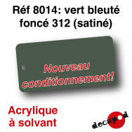 Vert bleuté foncé 312 (satiné) [acrylique à solvant]