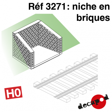 Niches en briques [HO]