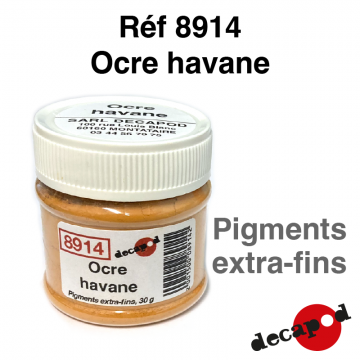 Terre à décor ocre havane
