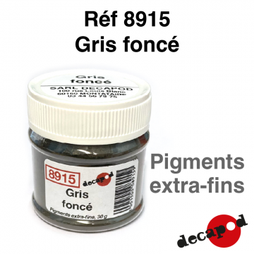 Terre à décor gris foncé