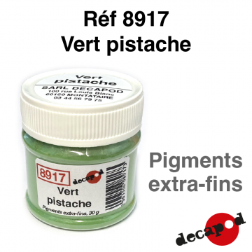 Terre à décor vert pistache
