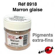 Terre à décor marron glaise