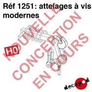 Attelages à vis modernes [HO]