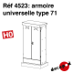 Armoire universelle type 71 [HO]