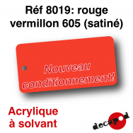 Rouge vermillon 605 (satiné) [acrylique à solvant]