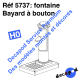 Fontaine Bayard à bouton montée et peinte [HO]