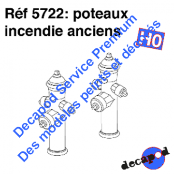 Poteaux incendie anciens [HO]