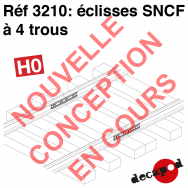 Éclisses SNCF à 4 trous [HO]