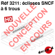 Éclisses SNCF à 6 trous [HO]