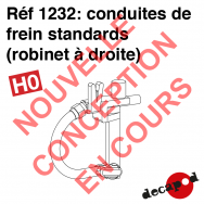 Conduites de frein standards (robinet à droite) [HO]