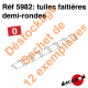 Tuiles faitières demi-rondes [O]