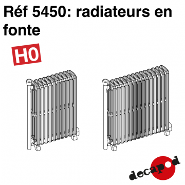 Radiateurs en fonte [HO]