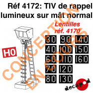 TIV de rappel lumineux sur mât normal [HO]