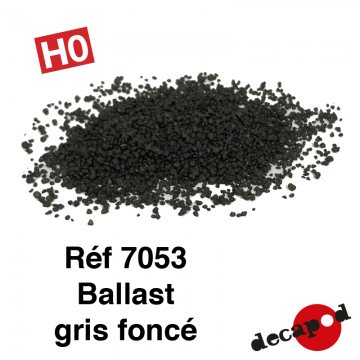 Ballast gris foncé [HO]