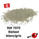 Ballast blanc/gris [O]