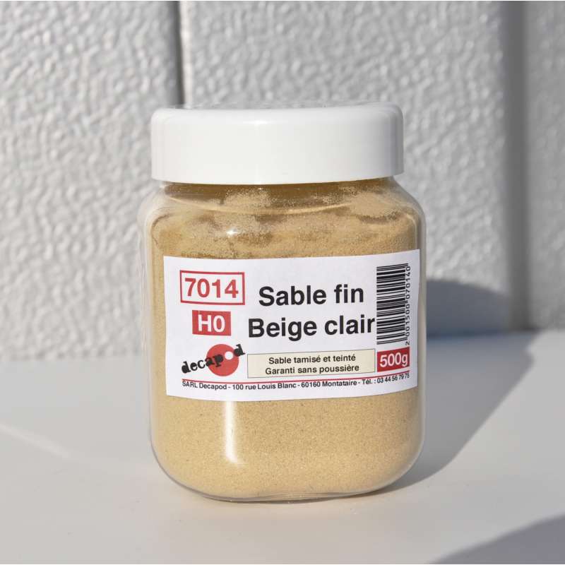 Sable de silice fin beige