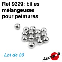 Billes mélangeuses pour peintures