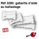 Gabarits d'aide au ballastage [HO]