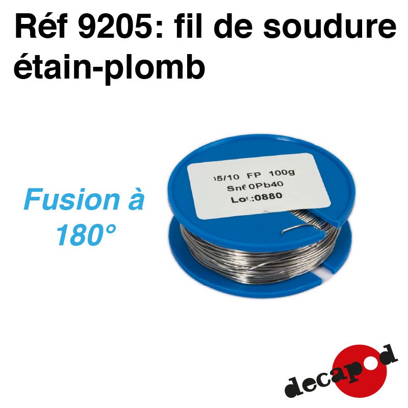 Fil de soudure étain-plomb - Decapod