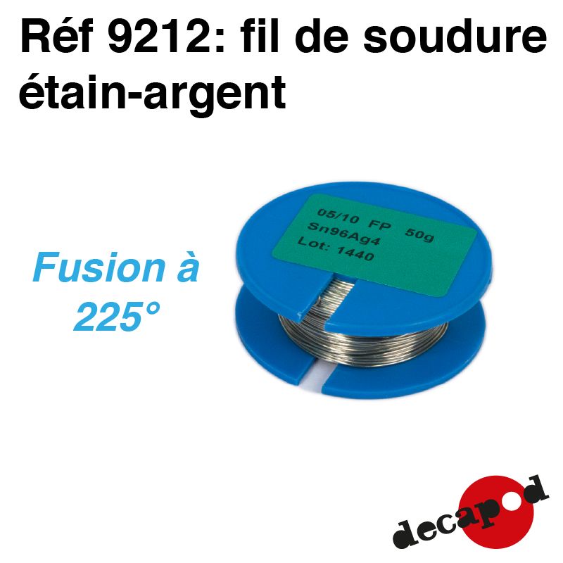 Fil de soudure étain-argent - Decapod