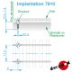 Vis pour soudure des rails aux interfaces