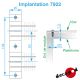 Plaquettes pour soudure des rails 2V 52mm