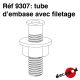 Tube d'embase avec filetage