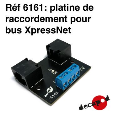 Platine de raccordement pour bus XPressNet