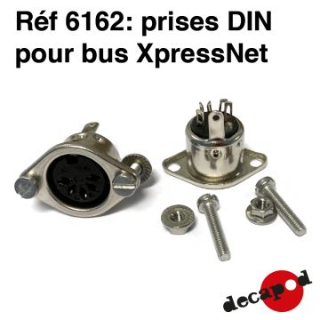 Prises DIN pour bus XpressNet