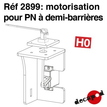 Motorisation pour PN à demi-barrières [HO]